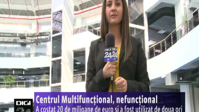 Centrul Multifunctional din Craiova, nefunctional. In cele sase luni de la deschidere a fost utilizat de doua ori Imagine