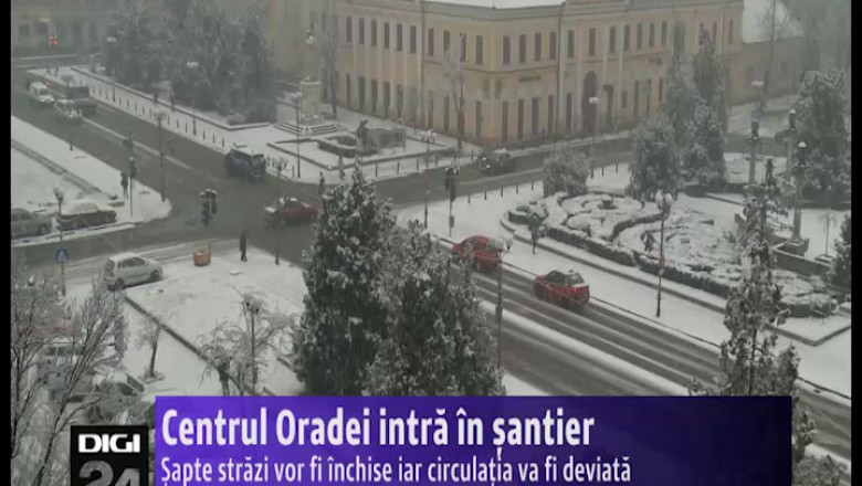 Centrul Oradei intra in santier. Vor fi mai multe schimbari in trafic Imagine