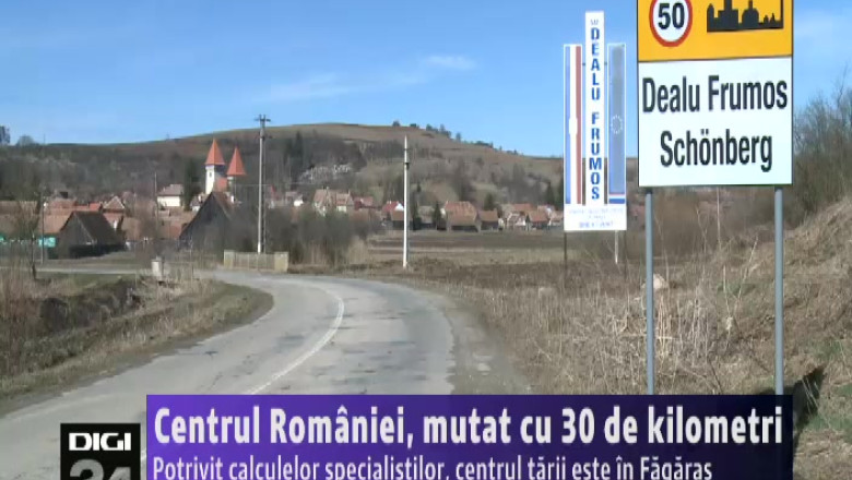 Centrul Romaniei, mutat cu 30 de kilometri. Potrivit calculelor specialistilor, centrul tarii este in Fagaras Imagine