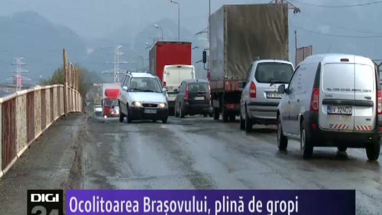Centura Brasovului, plina de gropi Imagine