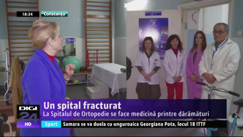 Cenusareasa sistemului de sanatate. La Spitalul de Ortopedie se face medicina printre daramaturi Imagine
