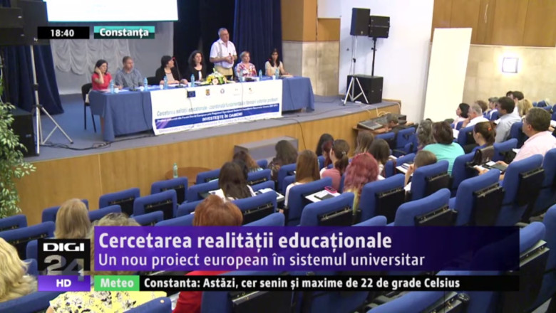 Cercetarea realitatii educationale. Un nou proiect european in sistemul universitar Imagine