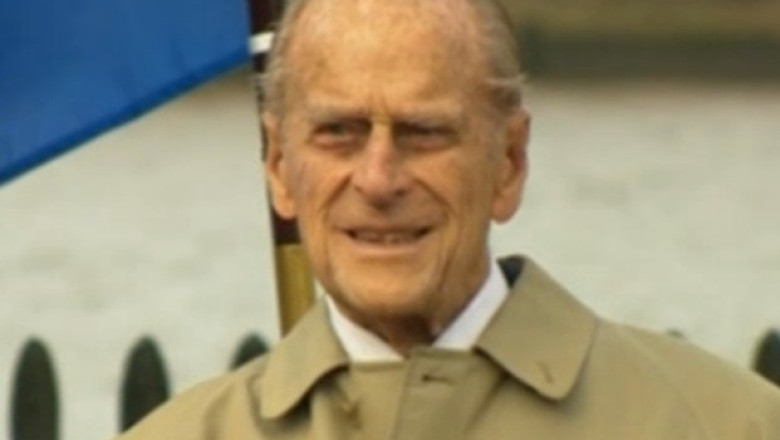 Ceremonie speciala. Printul Philip, sotul reginei Elisabeta a II-a, a redenumit cel mai vechi cliper din lume Imagine