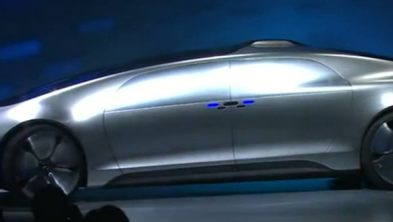 CES 2015. Mercedes a prezentat masina care poate rula fara sofer Imagine