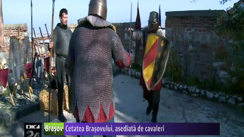 Cetatea Brasovului, asediata de cavaleri Imagine