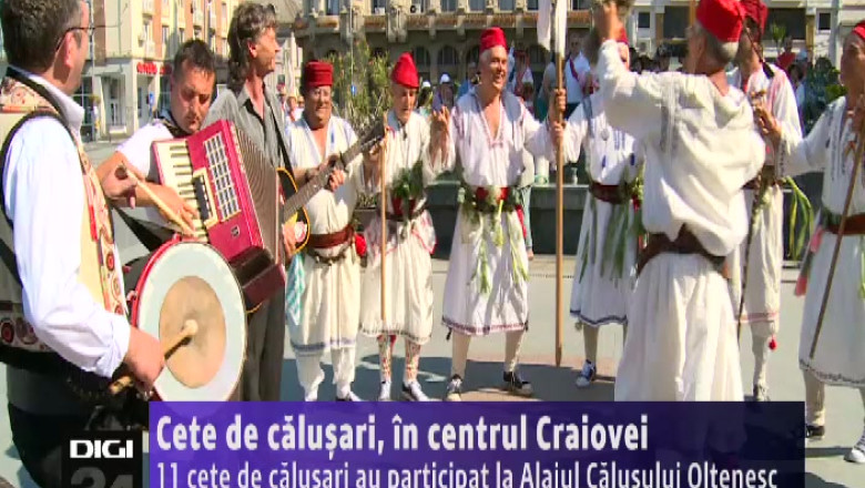 Cete de calusari, in centrul Craiovei Imagine