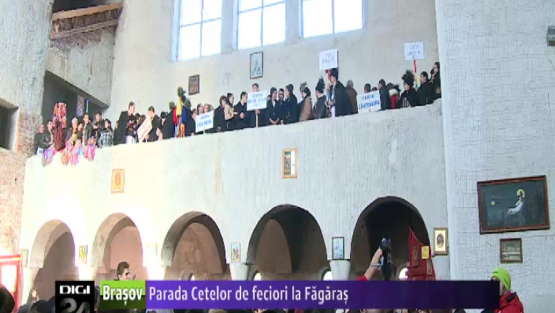 Cetele de feciori din Fagaras s-au intalnit in ziua de Sfantul Ioan Botezatorul Imagine