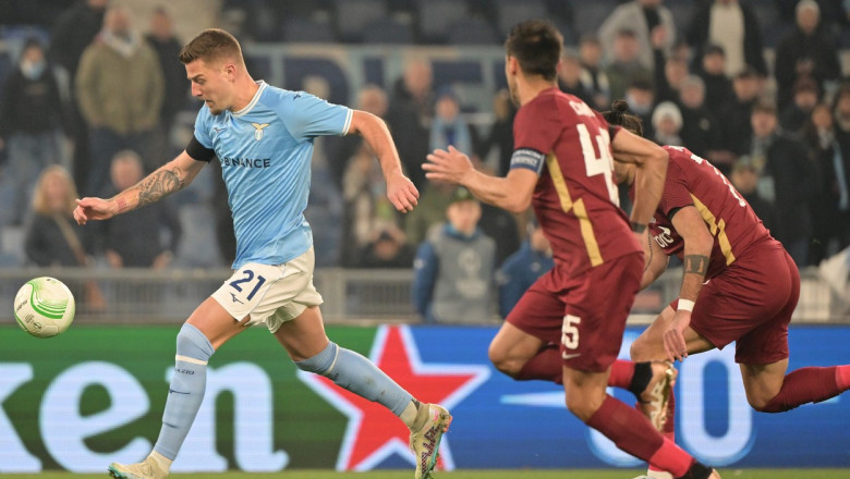 CFR Cluj, eliminata de Lazio din Europa Conference League. Dan Petrescu: Azi ne-a lipsit norocul Imagine