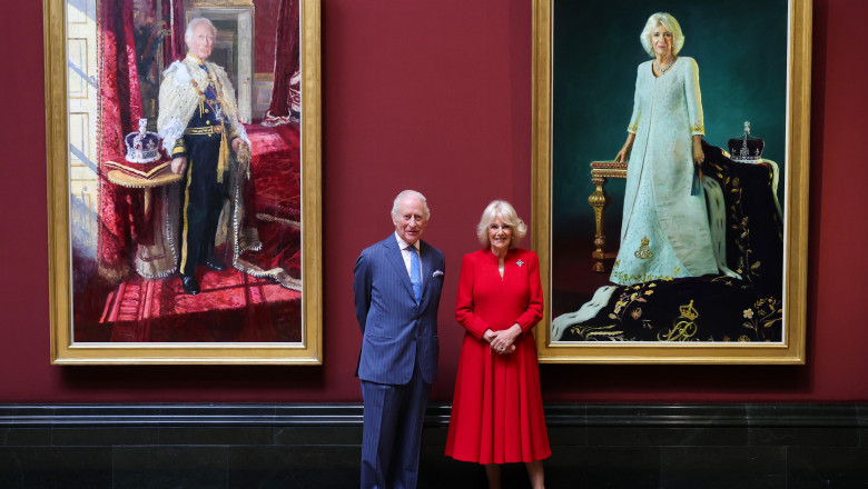 Charles si Camilla au publicat noi portrete oficiale pentru a doua aniversare a incoronarii lor Imagine