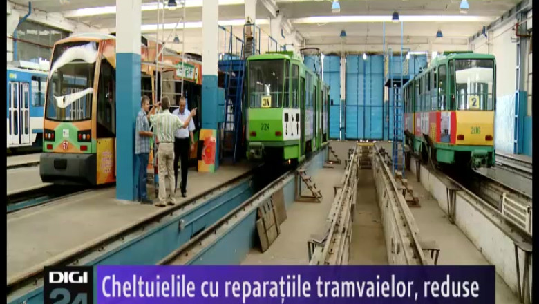 Cheltuielile cu reparatiile tramvaielor din Oradea, reduse la jumatate Imagine