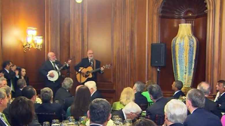 Chemarea strabunilor. Barack Obama, cucerit de muzica irlandeza Imagine