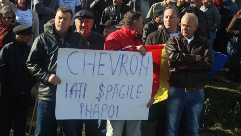 Chevron: Explorarea de la Pungesti, suspendata pana cand se va intelege ca metodele folosite sunt bune Imagine