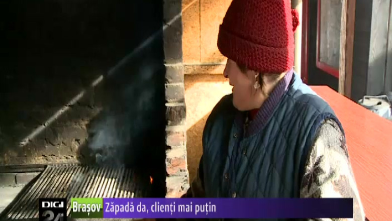 Chiar daca este zapada, clienti sunt putini Imagine