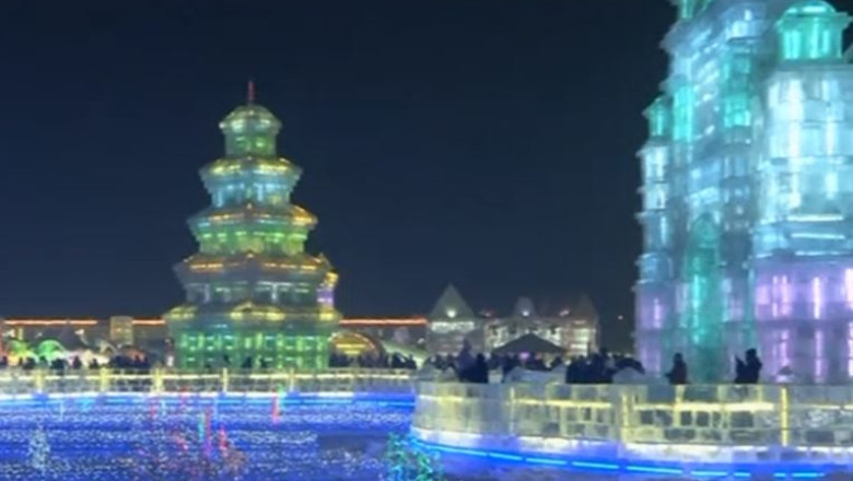 China. Festivalul sculpturilor de gheata Imagine