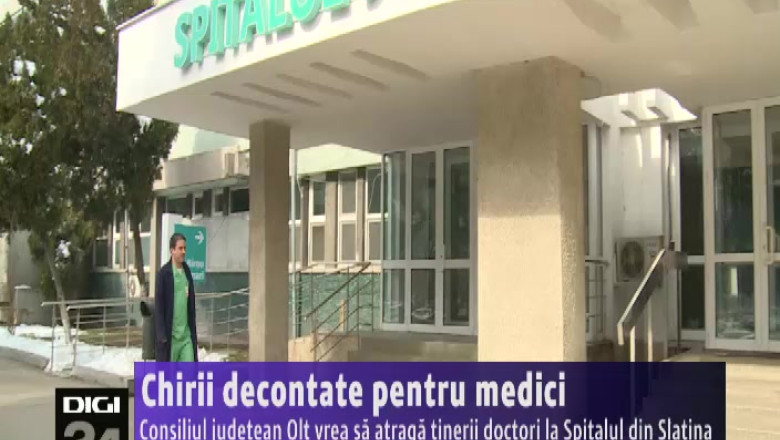 Chirii decontate pentru medici. Consiliul judetean Olt vrea sa atraga tinerii doctori la spitalul din Slatina Imagine