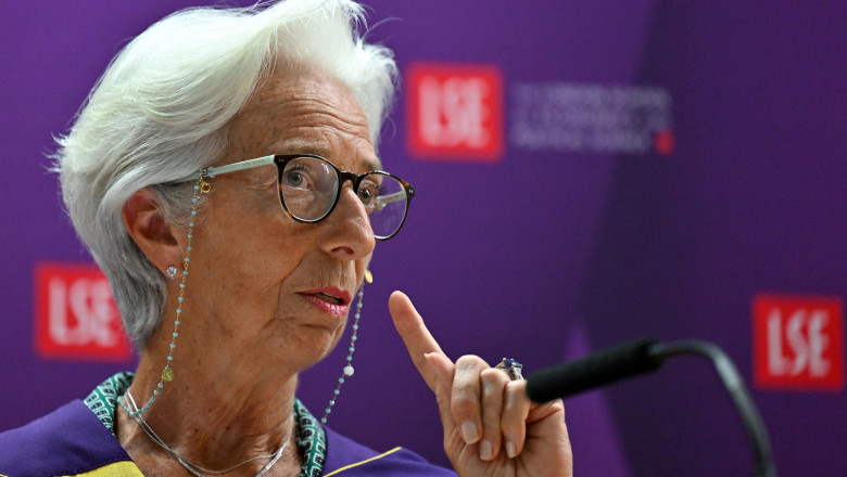 Christine Lagarde: Europa se confrunta cu riscul unei dezordini a a pietei financiare Imagine