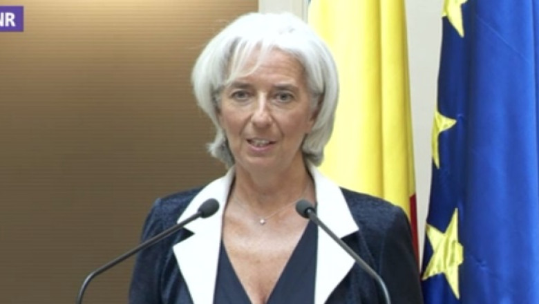 Christine Lagarde vorbeste despre Eugene Ionesco la Bucuresti Imagine