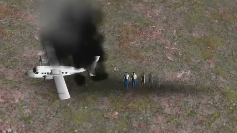 CIAS, la locul epavei din Muntii Apuseni Imagine