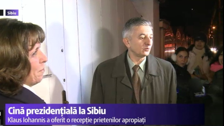 Cina prezidentiala la Sibiu Imagine