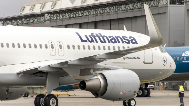 Cinci curse Lufthansa din Romania, anulate din cauza grevei Imagine