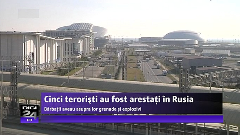 Cinci presupusi teroristi au fost arestati in Rusia, la 300 de kilometri de Soci Imagine