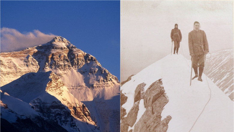 Cine a cucerit prima data Everestul: misterul celor doi alpinisti care au disparut in apropiere de varf cu 100 de ani in urma Imagine