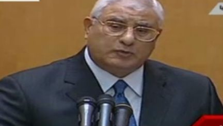 Cine este Adly Mansour, noul presedinte al Egiptului Imagine