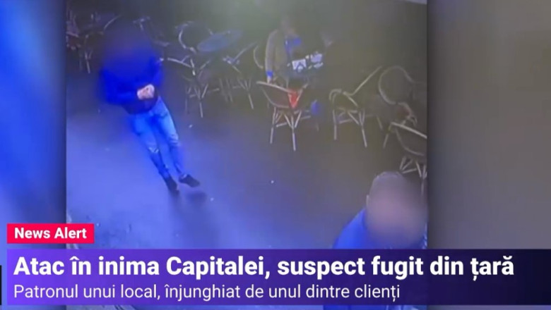 Cine este barbatul care l-a injunghiat pe patronul restaurantului de lux, in Dorobanti. Prima fotografie publicata de Politia Romana Imagine