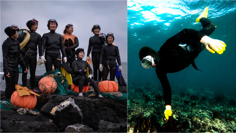 Cine sunt legendarele „sirene” din insula de paradis a Coreei de Sud special adaptate la viata subacvatica. Au trasaturi genetice unice Imagine