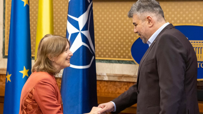 Ciolacu a discutat cu ambasadoarea SUA la Bucuresti despre atacurile Rusiei asupra porturilor Ismail si Reni Imagine