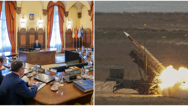 Ciolacu a discutat cu Iohannis despre trimiterea unui sistem Patriot in Ucraina: Decizia o luam in CSAT. Ne apara si pe noi Imagine