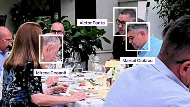 Ciolacu, Geoana si Ponta au stat la aceeasi masa, la restaurant. Ponta: Nici macar eu n-as crede ca nu s-a discutat politica Imagine
