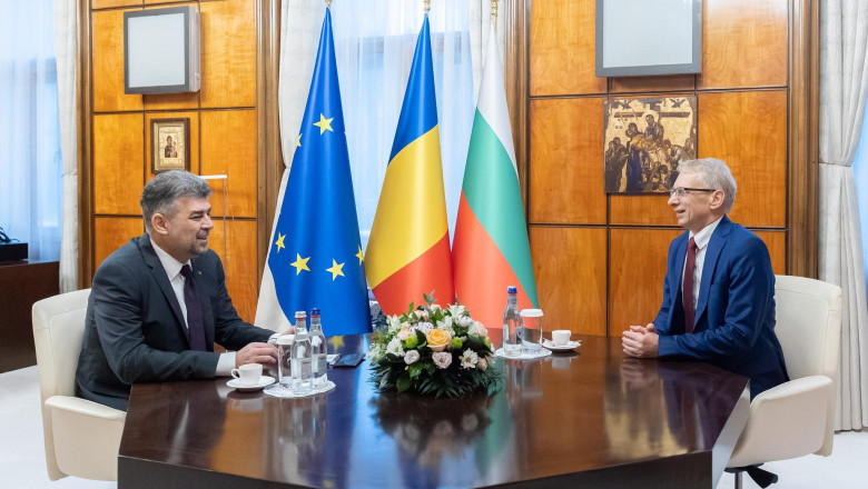 Ciolacu l-a primit pe premierul bulgar: Draga Nikolai, suntem prim-ministri de putina vreme. Eu am intrat direct in foc, nu ma plang Imagine
