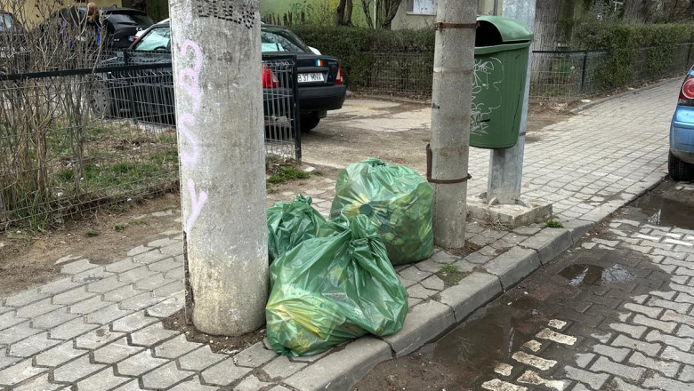 Ciolacu: M-am plimbat prin Sectorul 1, dupa provocarea doamnei Armand. Sacii de gunoi stau de zile intregi pe strazi Imagine