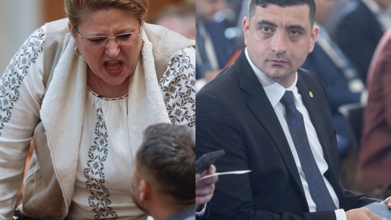 Circ in Parlament cu Sosoaca si Simion: „Pleaca de aici, sustinator de violuri”/ „Pesedisto... Du-te, pupa-l pe Ciolacu!” Imagine