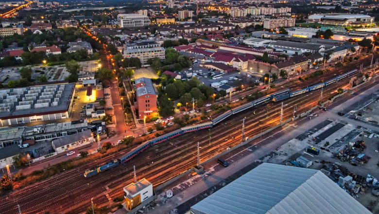Circulatia trenurilor a fost reluata la gara din Budapesta, dupa deraierea unui InterCity care venea de la Cluj-Napoca Imagine