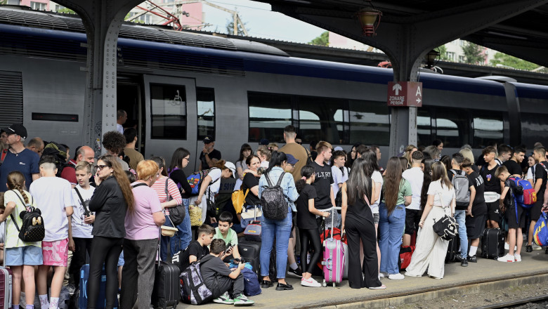 Circulatia trenurilor CFR Calatori a fost reluata, dupa ce s-a ajuns la un acord privind plata datoriilor Imagine