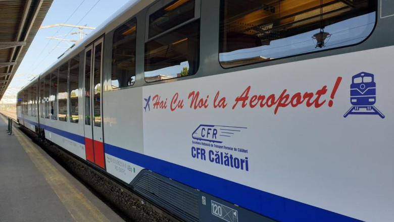 Circulatia trenurilor spre si dinspre Aeroportul Henri Coanda va fi inchisa temporar intre 9 si 11 aprilie. Anuntul CFR Imagine