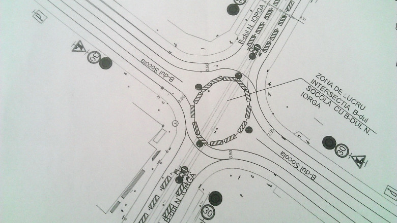 Circulatie modificata in intersectia Cotnari Imagine