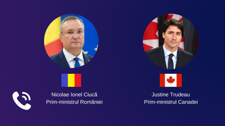 Ciuca a vorbit cu Trudeau si l-a invitat in Romania. „Mizam pe cooperarea cu Canada pentru asigurarea energiei din surse curate” Imagine