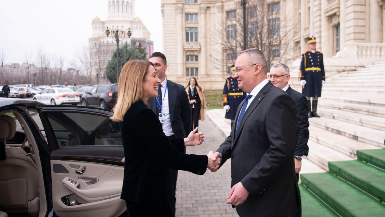 Ciuca, dupa intalnirea cu Roberta Metsola: Miza alegerilor din iunie este pastrarea intr-o pozitie fruntasa a fortelor pro-europene Imagine