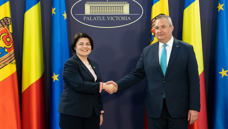 Ciuca, la intalnirea cu Gavrilita: Romania va continua sa acorde sprijin Republicii Moldova pe mai multe planuri Imagine