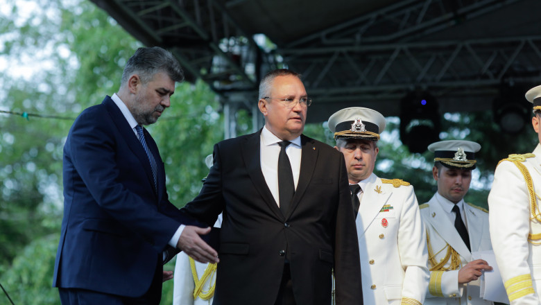 Ciuca si Ciolacu l-au omagiat pe Regele Charles la receptia ambasadei Marii Britanii Imagine