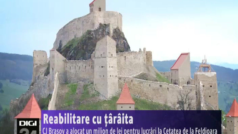 CJ Brasov a alocat un milion de lei pentru lucrari la Cetatea de la Feldioara Imagine