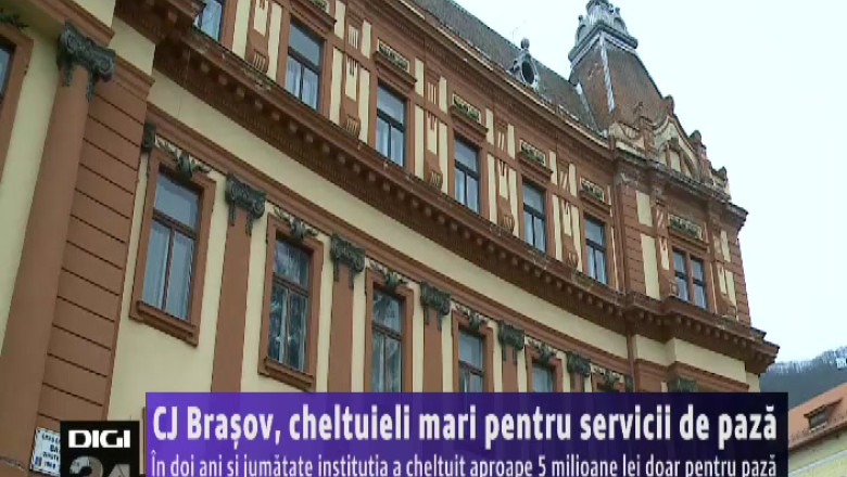 CJ Brasov, cheltuieli fabuloase pentru servicii de paza Imagine
