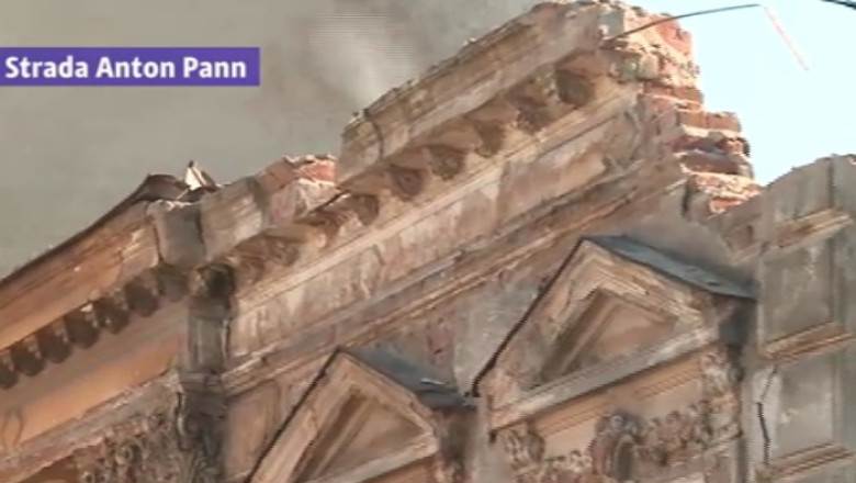 Cladire din secolul 19, demolata in Capitala. Protest al asociatiei Salvati Bucurestiul Imagine