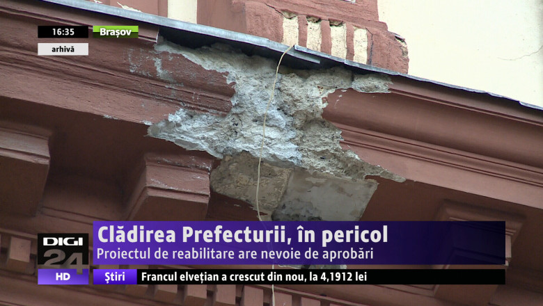 Cladirea Prefecturii, in pericol Imagine