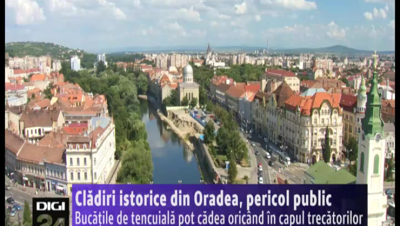 Cladiri istorice din Oradea, pericol public Imagine