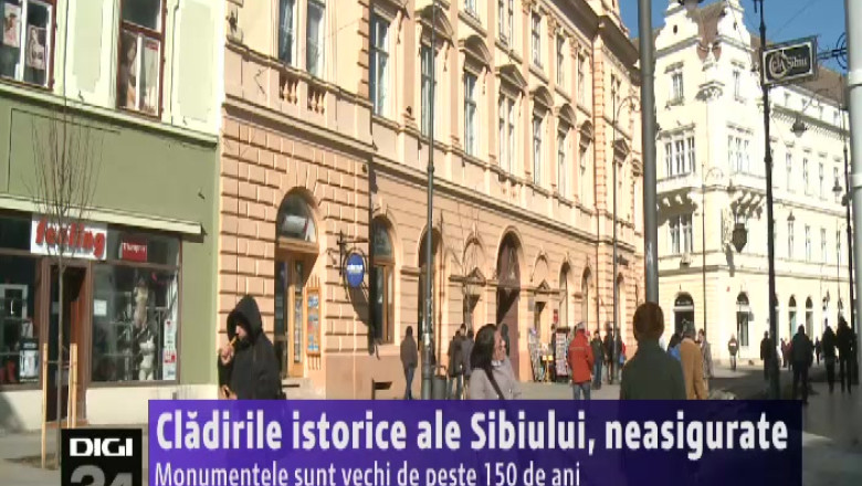 Cladirile istorice ale Sibiului, neasigurate Imagine
