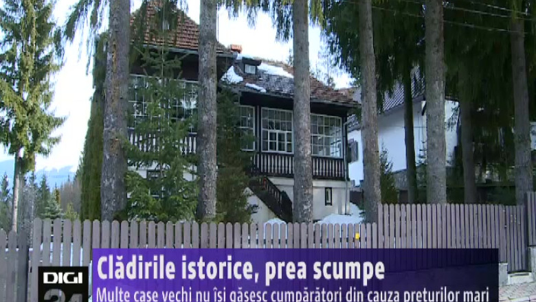 Cladirile istorice, prea scumpe. Multe case vechi nu isi gasesc cumparatori din cauza preturilor mari Imagine